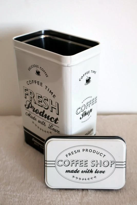Lata Café Vintage Blanc et Noir 1500ml – photo 4